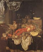 BEYEREN, Abraham van Still Life with Lobster (mk08) Norge oil painting reproduction